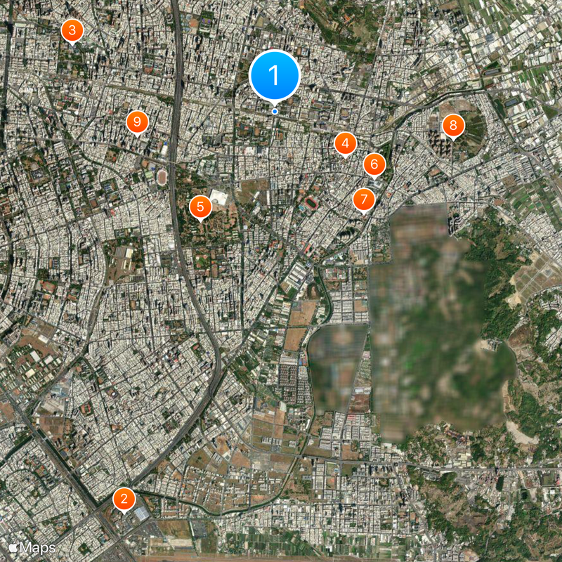 Fongshan District Map