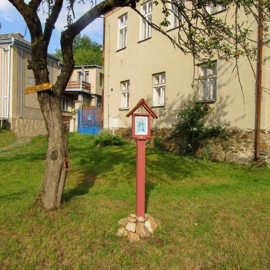 Obrázek ve Strupšíně u silnice