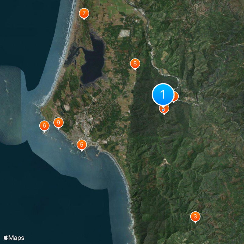 Jedediah Smith Redwoods State Park Mappa