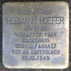 Stolperstein en memoria de Hermann Hoefer