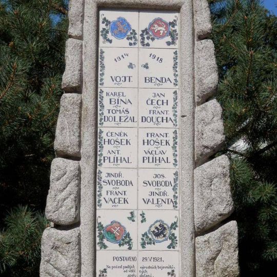 Pomník padlých v Jilemu