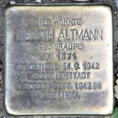 Stolperstein dedicated to Lisbeth Altmann