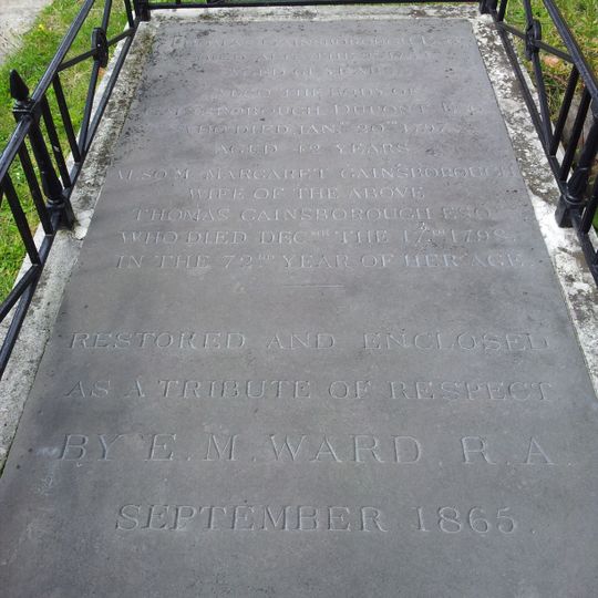 Tumba de Thomas Gainsborough
