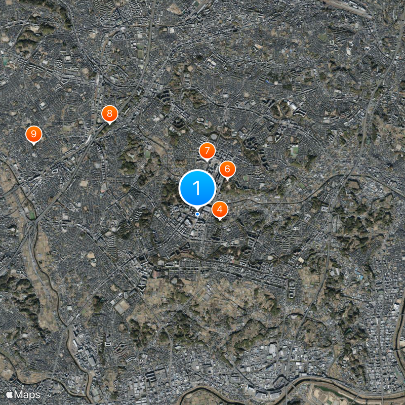 Center-Minami Station Map