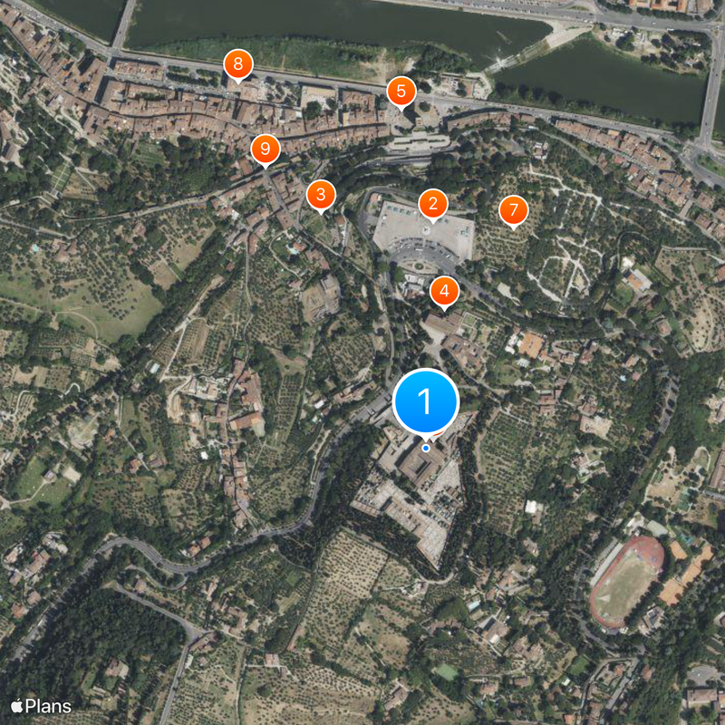 Kościół San Miniato al Monte Mapa