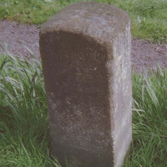 Milestone, The Street, S of village and N of jct with Denton Lane