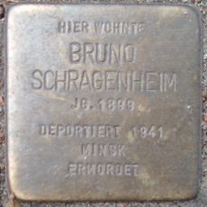 Stolperstein en memoria de Bruno Schragenheim