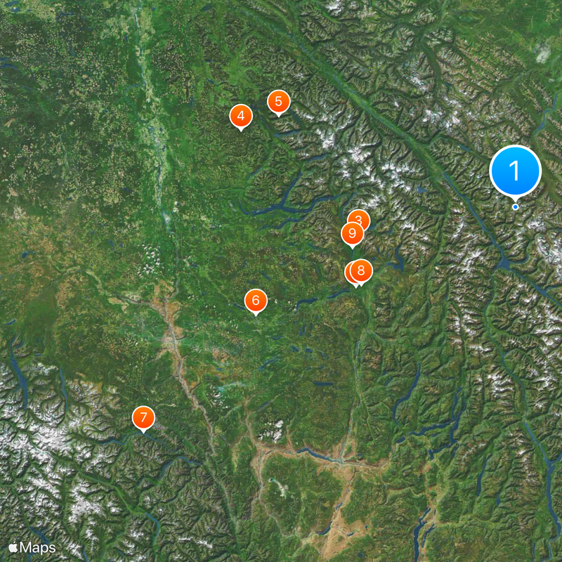 Fraser River Map