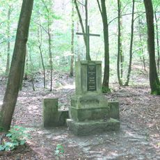 Pomník Jacoba Kleina v údolí Kamenického potoka