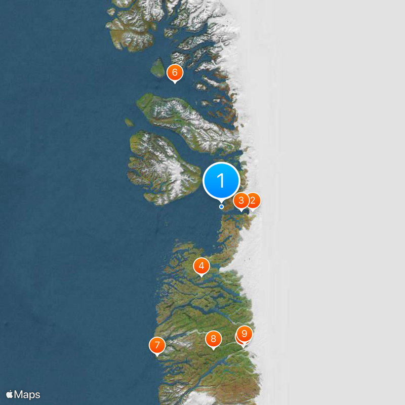 Ilulissat Map