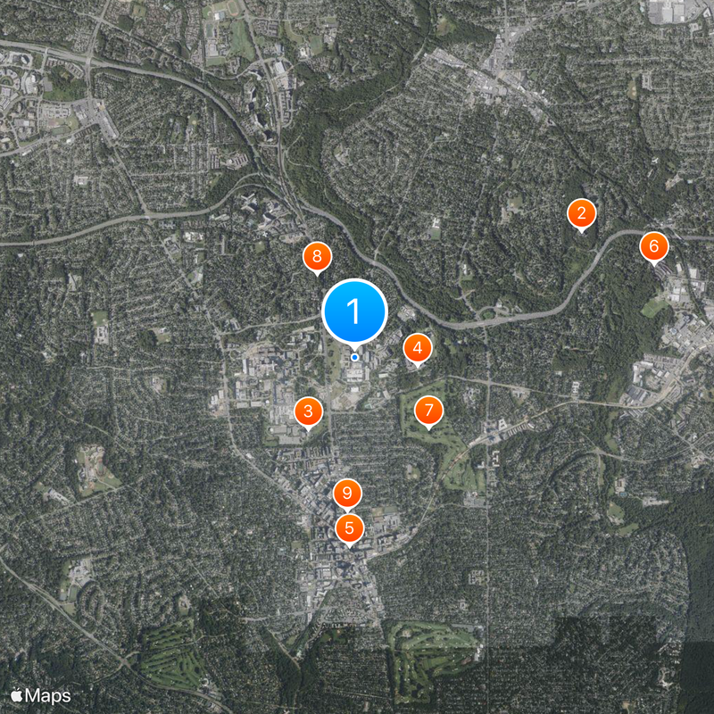 Centro Médico Naval Nacional Mapa