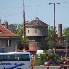 Water tower in Olsztyn, Main Train Station