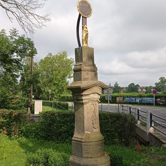 Wayside cross at Broumar