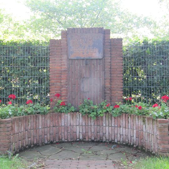 Plaquette bij de NS-wagenwerkplaats