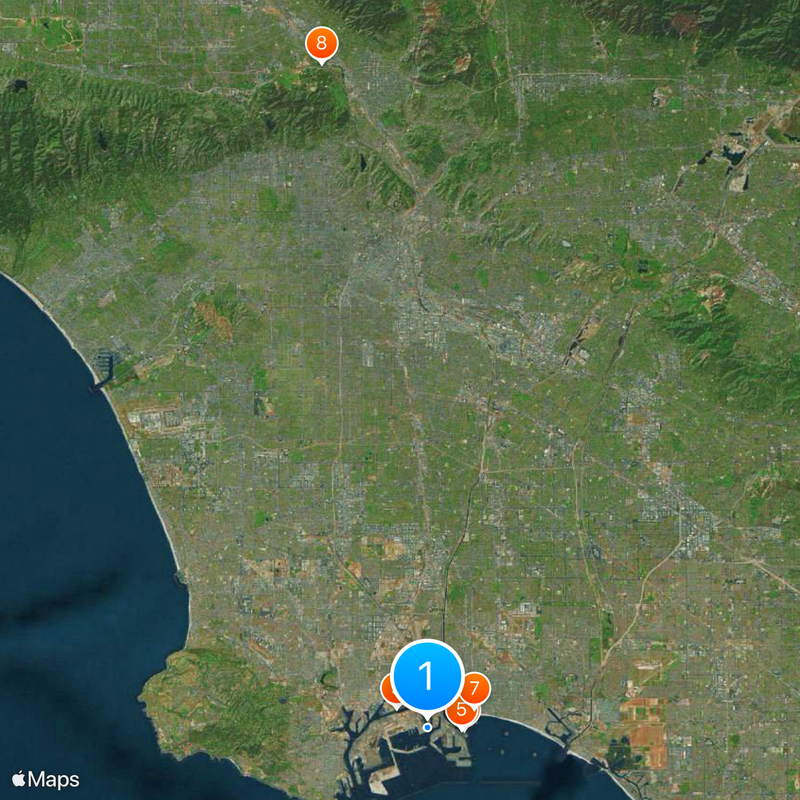 Port of Long Beach Map