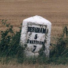 Milestone, 500m E of last house in village