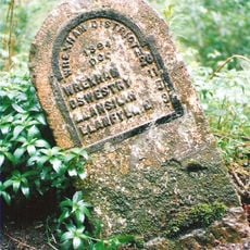 Milestone at Coed-y-wern-ddu