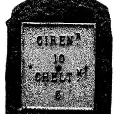 Milestone, S of Cowley Turn