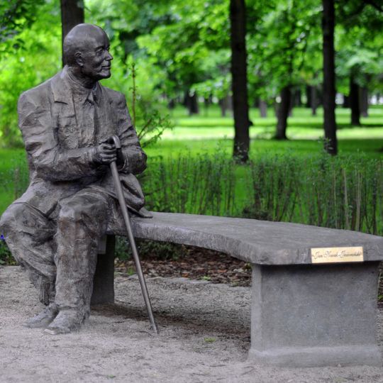 Jan Nowak-Jeziorański Monument in Warsaw