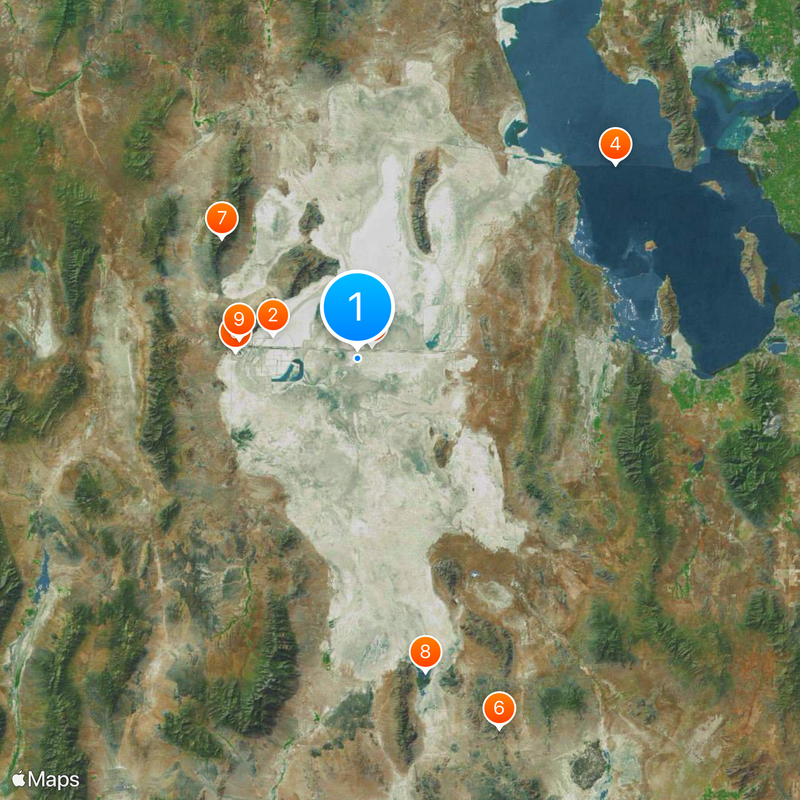 Great Salt Lake Desert Map