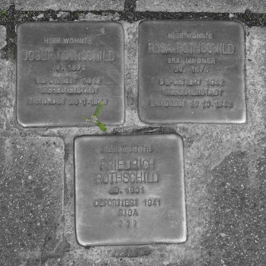 Stolperstein dedicated to Josef Rothschild