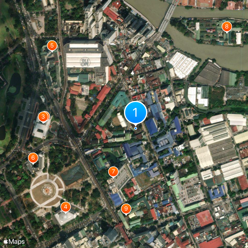 Technological University of the Philippines Map