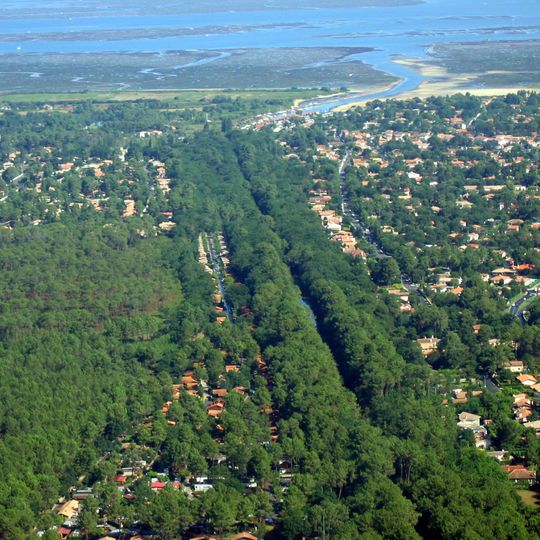 Canal de Cazaux à la Teste