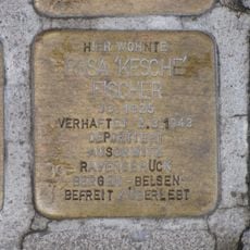 Stolperstein à la mémoire de Rosa Fischer