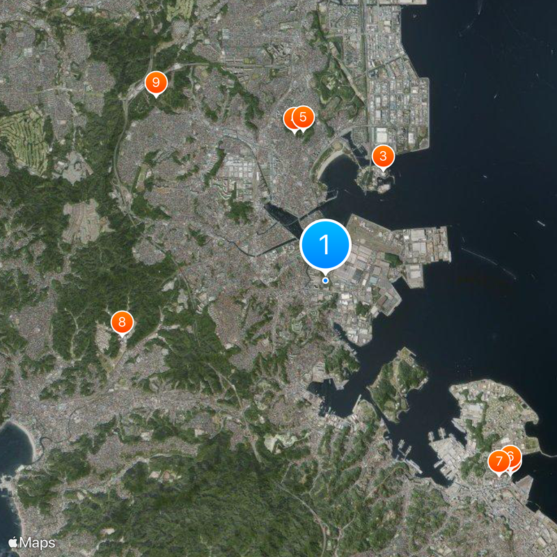 Yokosuka Stadium Map