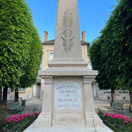 Monument aux morts de Mandres-les-Roses