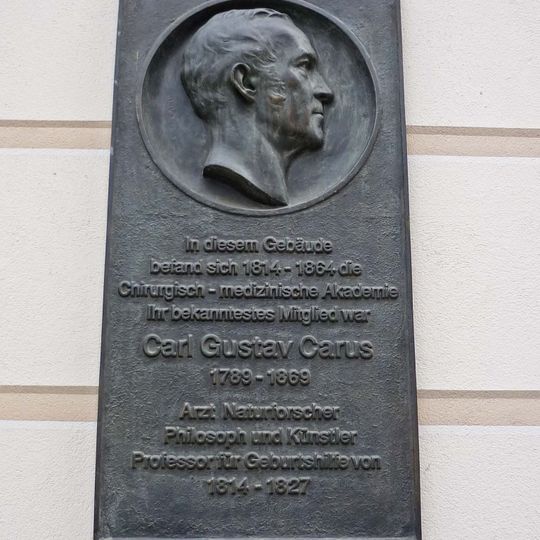 Gedenktafel für Carl Gustav Carus