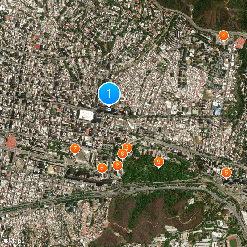 Centro Financiero Confinanzas Mapa