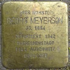 Stolperstein en memoria de Georg Meyerson