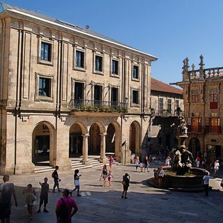 Antiguo edificio del Banco de España en Santiago de Compostela