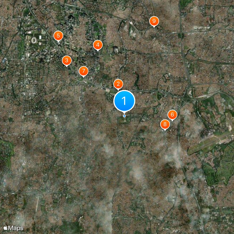 Kalibata Heroes Cemetery Mapa