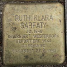 Stolperstein für Ruth Klara Sarfaty