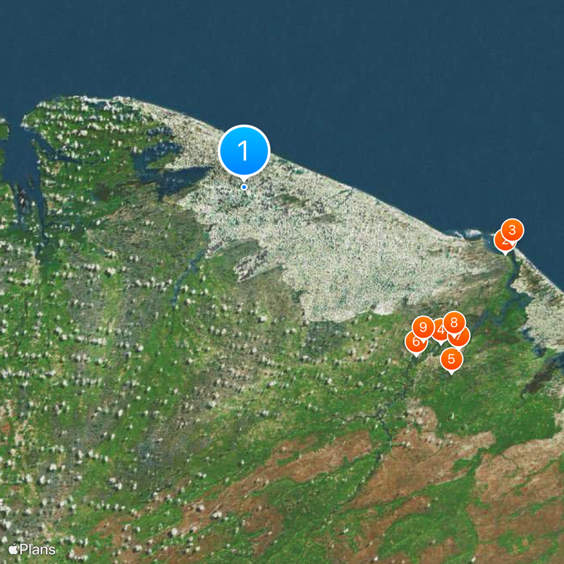 Park Narodowy Lençóis Maranhenses Mapa