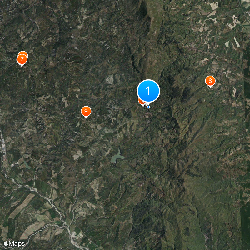 San Casciano dei Bagni Map