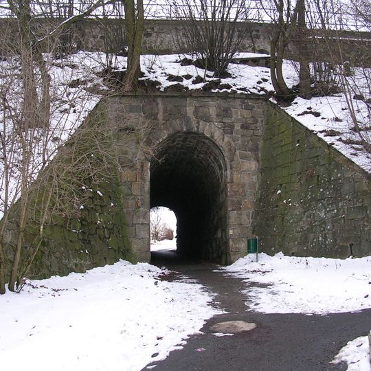 Podchod pod železniční tratí u Sportovní ulice v Mnichovicích