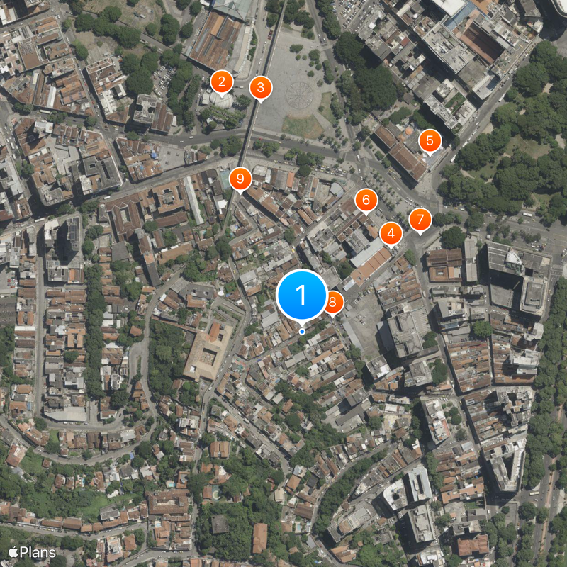 Escalier Selarón Carte