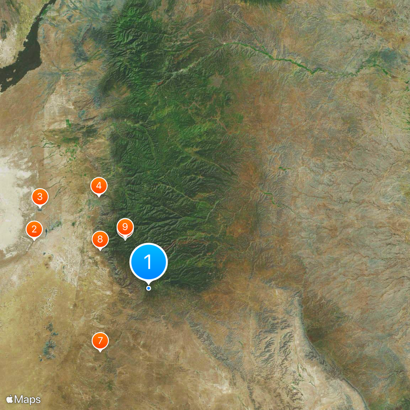 Condado de Otero Mapa