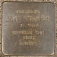 Stolperstein dedicated to Lotte Bernhard