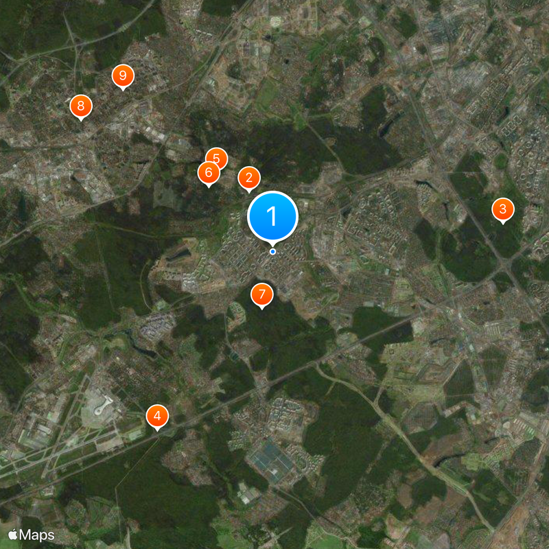 Novo-Peredelkino District Map