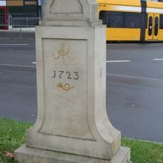 Polish-Saxon Post Milestone Zschertnitz