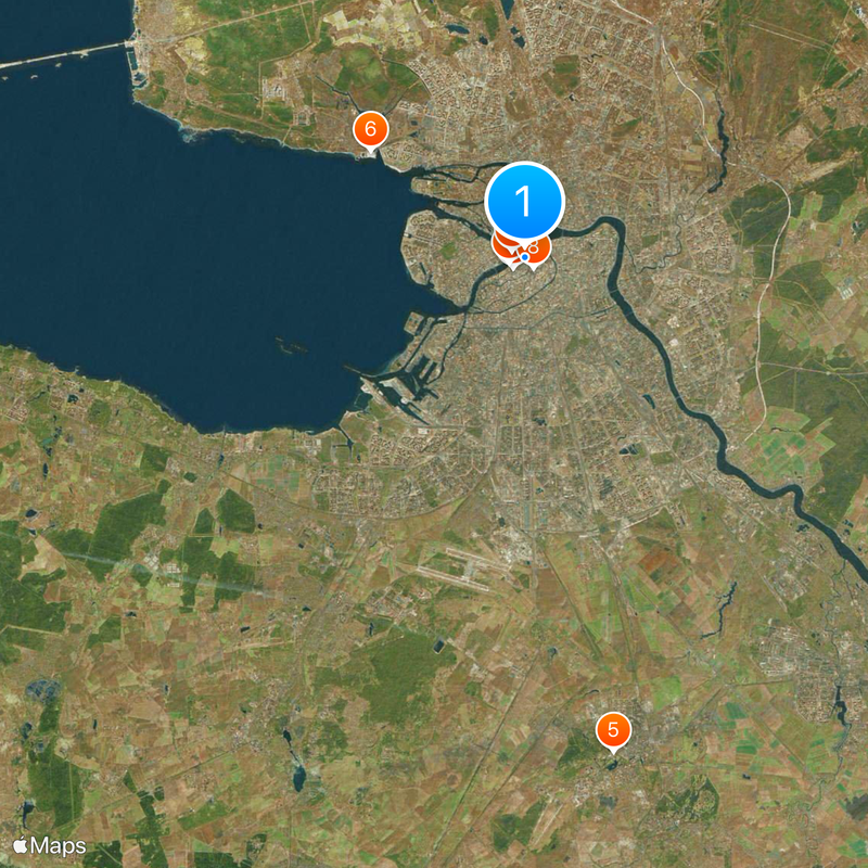 São Petersburgo Mapa