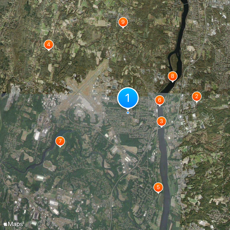 Windsor Locks Map