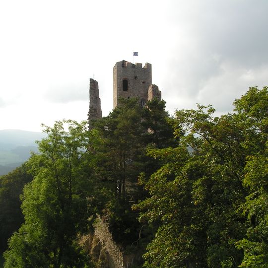 Pfahl bei der Ruine Weißenstein