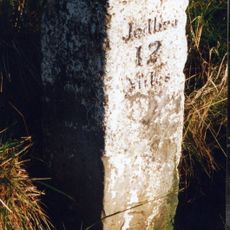 Milestone Circa 1/4 Mile West Of Whitelee