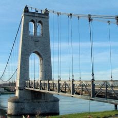 Suspention bridge in La Voulte
