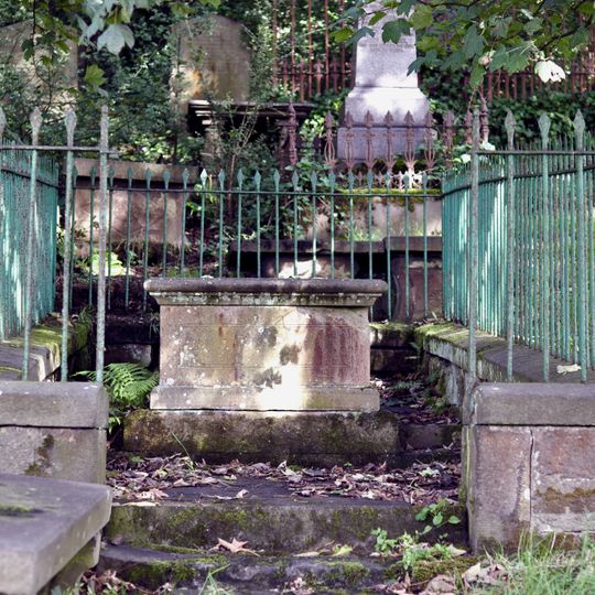 Table Tomb And Surrounding Railings To John Fawcett's Grave In Wainsgate Baptist Church Graveyard